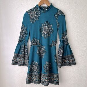 XHILARATION Bell Sleeve Dress